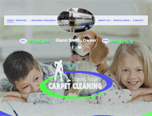 Tablet Screenshot of baskingridgecarpetcleaning.com